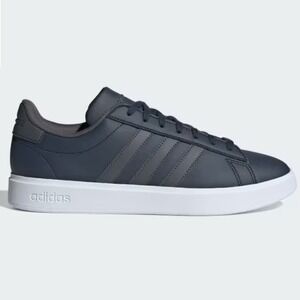 Adidas Grand Court 2.0 US men's 6.5 women 8‎ Aurora Ink IG9226 grey white NIB